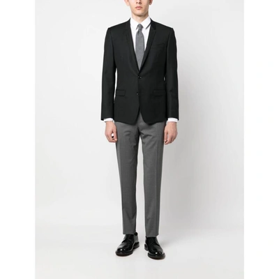 Shop Canali Pants In Grey