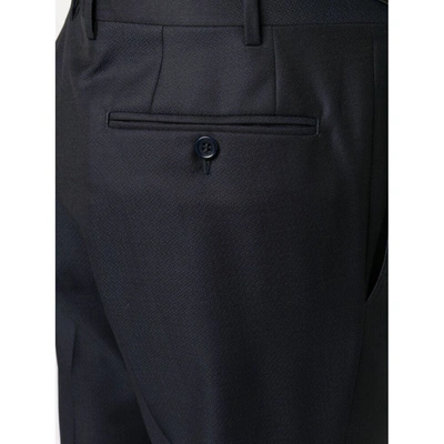 Shop Canali Pants In Blue