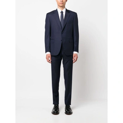 Shop Canali Suits In Blue