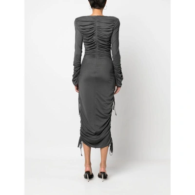 Shop Cannari Concept Dresses In Grey