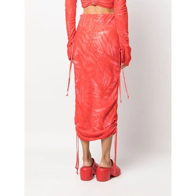 Shop Cannari Concept Skirts In Red