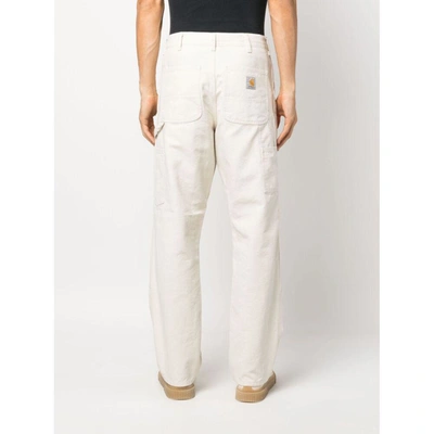 Shop Carhartt Wip Pants In Neutrals