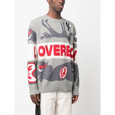 Shop Charles Jeffrey Loverboy Sweaters In Grey