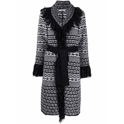 Charlott Coat In Black/white