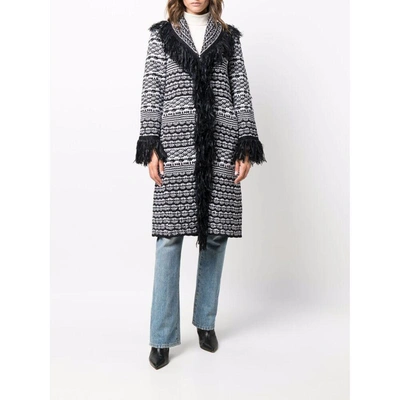 Shop Charlott Coats In Black/white