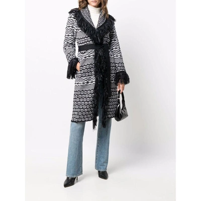 Charlott Coat In Black/white