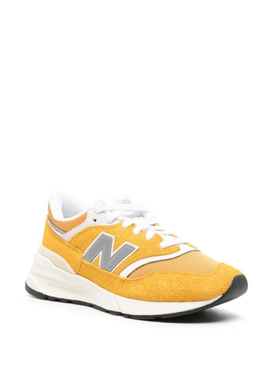 Shop New Balance 997 Sneakers In Golden