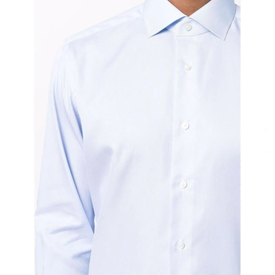 Shop Xacus Shirts In Blue