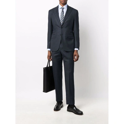 Xacus Long Sleeves Shirt In White In Blue