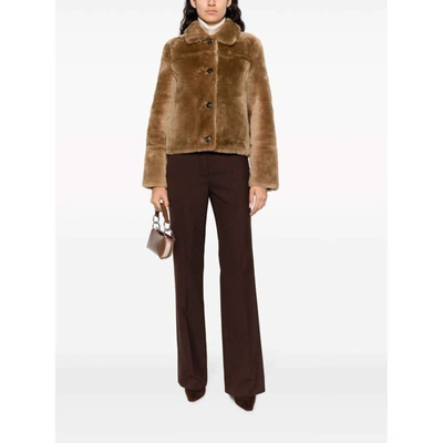Yves Salomon Reversible Button-fastening Jacket In Neutrals