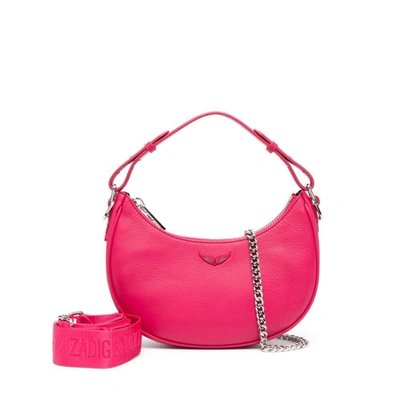 Zadig & Voltaire Chunky-knit Shoulder Bag in Pink