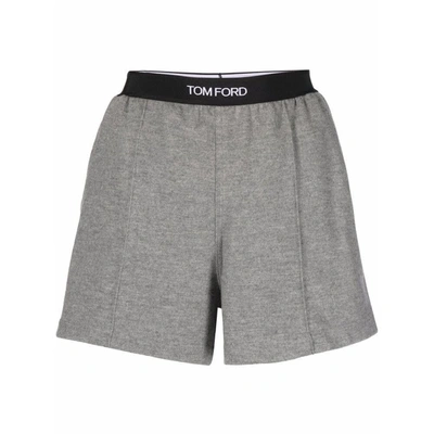 Shop Tom Ford Shorts In Grey