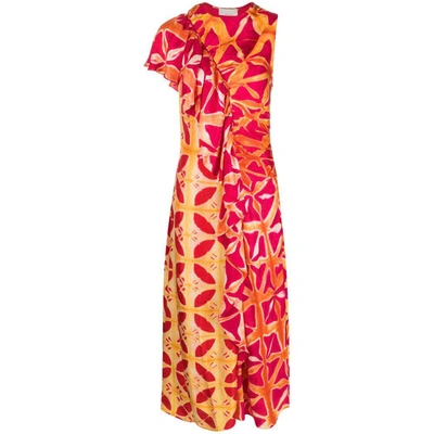 Shop Ulla Johnson Dresses In Pink/orange