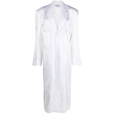 Shop Vetements Coats In White