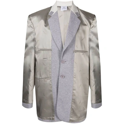 Shop Vetements Jackets In Grey