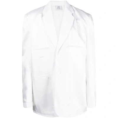 Shop Vetements Jackets In White