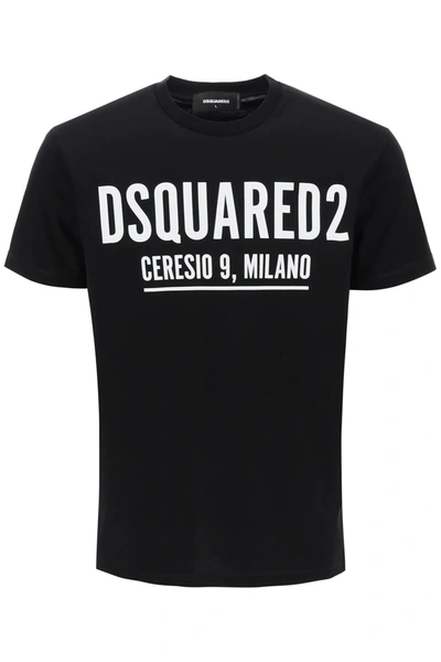 Shop Dsquared2 Ceresio 9 Cool Fit T Shirt In Black