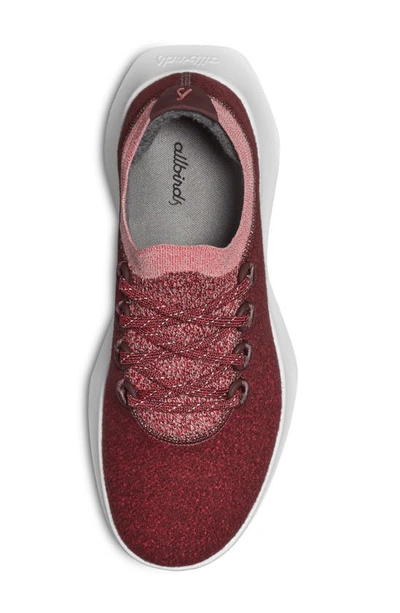 Shop Allbirds Wool Dasher Mizzle Sneaker In Sierra/ Light Pink