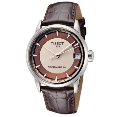 Shop Tissot Women's Luxury 33mm Automatic Watch In Brown