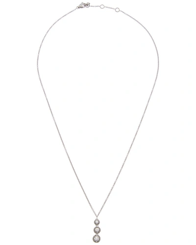 Shop Marco Bicego Forever 18k 0.40 Ct. Tw. Diamond Drop Necklace In Multi