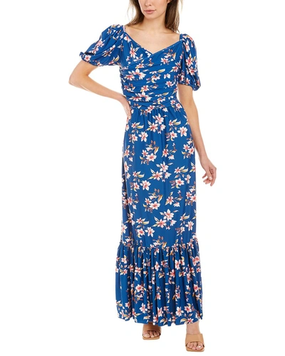 Shop Anna Kay Gardenia Maxi Dress In Blue
