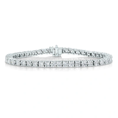 Vir Jewels 9 Cttw Diamond Tennis Bracelet 14k White Gold Classic Round Prong Set 7 Inch