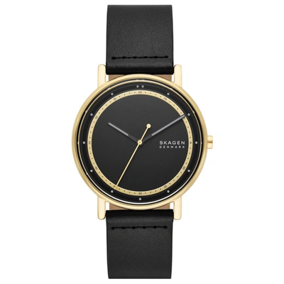 Shop Skagen Men's Signatur Black Dial Watch
