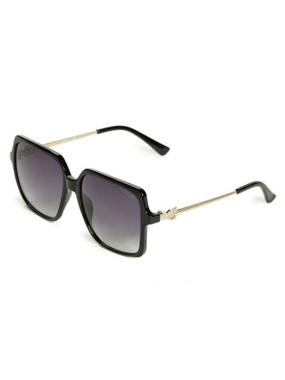 Guess Factory Oversized Square Sunglasses In Silver
