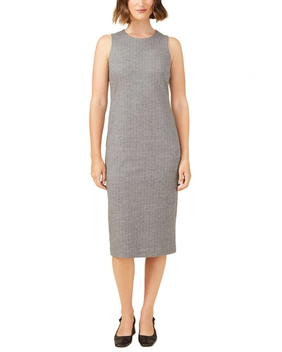 Shop J.mclaughlin J. Mclaughlin Murphy Wool-blend Dress In Grey