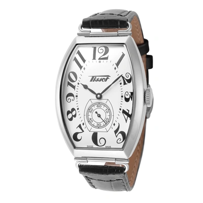 Shop Tissot Men's Hertiage 42.45mm Manual-wind Watch In Black