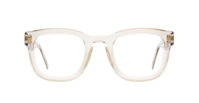 Shop Andy Wolf Eyeglasses In Transparent Beige