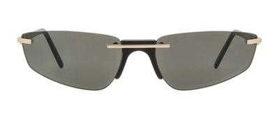Shop Andy Wolf Sunglasses In Black, Gold