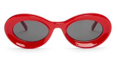 Shop Loewe Sunglasses In Red