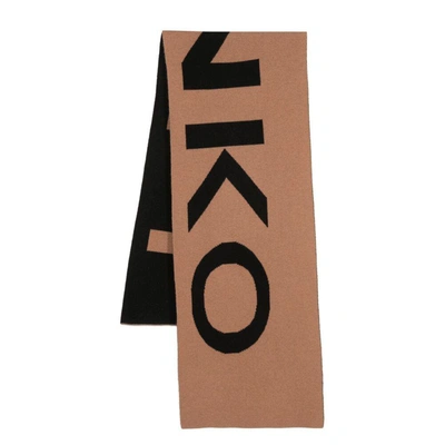 Shop Pinko Scarves In Brown/black
