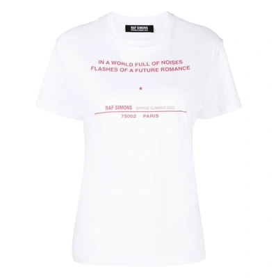 Shop Raf Simons T-shirts In White