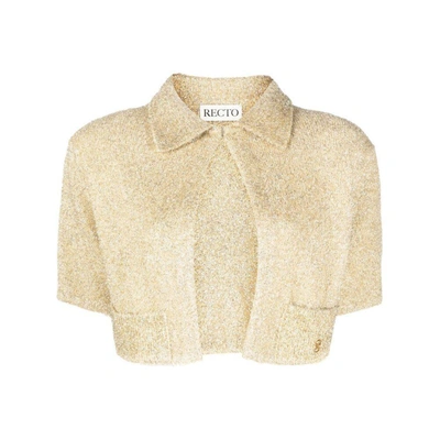 Shop Recto Sweaters In Gold