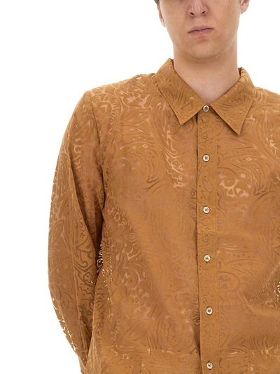 Shop Séfr Maui Shirt In Brown