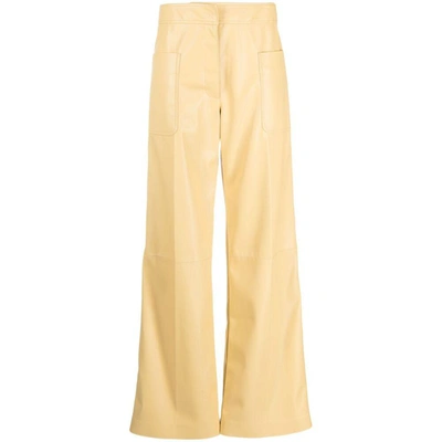 Shop Stella Mccartney Pants In Yellow