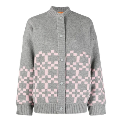 Shop Stine Goya Sweaters In Grey/pink