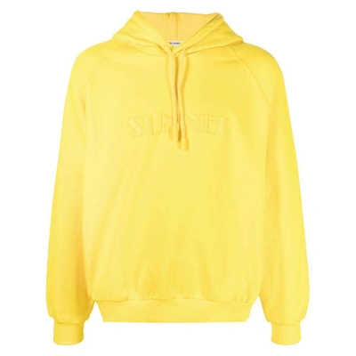 Shop Sunnei Sweatshirts In Yellow