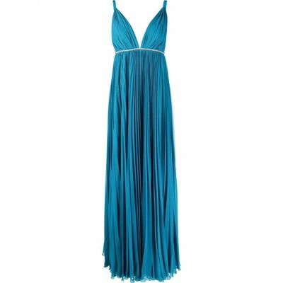 Shop Tassos Mitropoulos Dresses In Blue