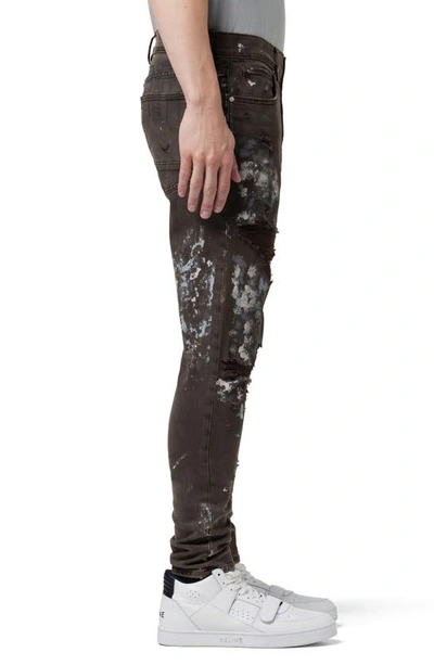 Hudson Jeans Zack Skinny Jean In Chocolate Thrasher