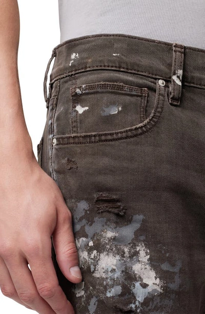 Hudson Jeans Zack Skinny Jean In Chocolate Thrasher