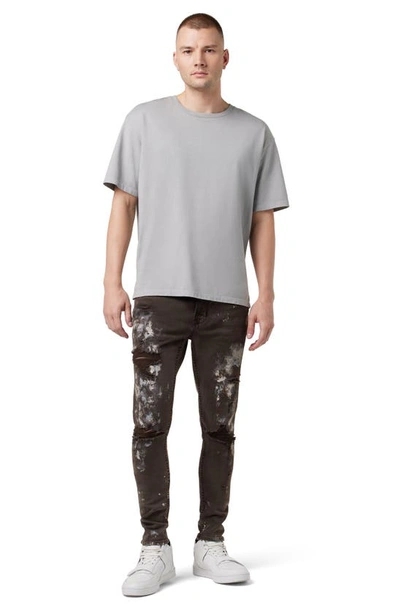 Hudson Jeans Zack Skinny Jean In Chocolate Thrasher