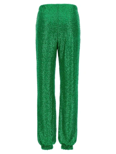 Le Twins Green Viola Pants In Green