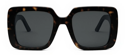 Shop Dior Wil S3u 29p0 52d Square Polarized Sunglasses