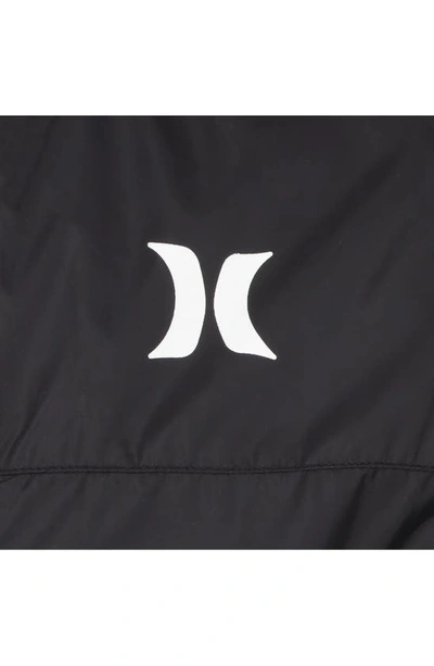 Shop Hurley Kids' Core Windbreaker Jacket In Black