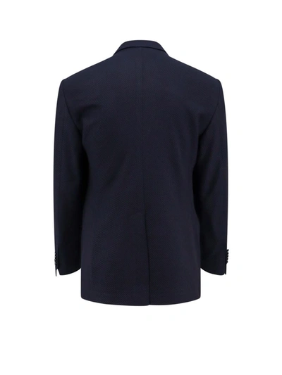 Shop Tagliatore Blazer In Blue