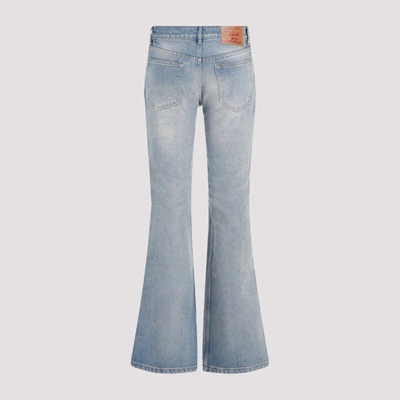 Shop Y/project Hook And Eye Slim Jeans In Blue
