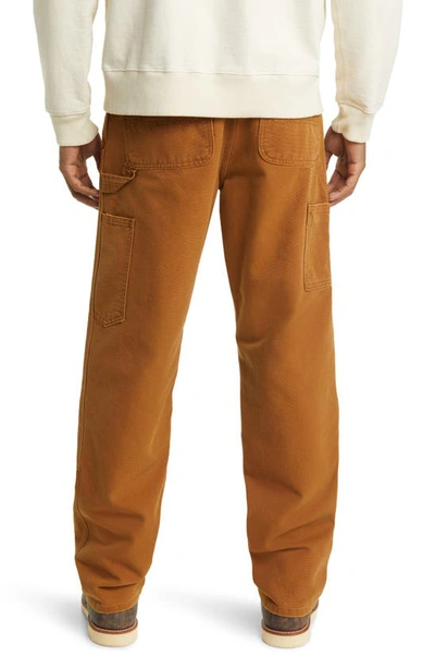 Shop Carhartt Double Knee Pants In Deep H Brown